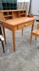 Wooden Writing Desk and Chair - 5