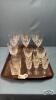 ASSORTED CRYSTAL GLASS LOT