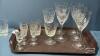 ASSORTED CRYSTAL GLASS LOT - 5