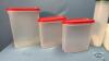 TUPPERWARE LOT WITH LIDS - 3