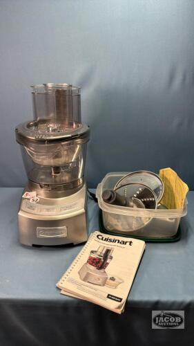 CUISINART FOOD PROCESSOR WITH ACCESSORIES