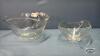 (3) GLASS BOWLS - 4