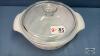 FIRE KING 1 QUART CASSEROLE DISH WITH LID - 3