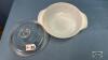 FIRE KING 1 QUART CASSEROLE DISH WITH LID - 4