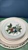 "THE HOLLY AND THE IVY" PATTERN DISH LOT - 3