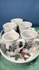 "THE HOLLY AND THE IVY" PATTERN DISH LOT - 5