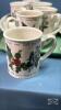 "THE HOLLY AND THE IVY" PATTERN DISH LOT - 7