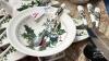 "THE HOLLY AND THE IVY" PATTERN DISH LOT - 8