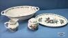 "THE HOLLY AND THE IVY" PATTERN DISH LOT - 13