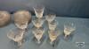 (16) DESERT PLATES WITH VARIOUS STEM WARE - 3