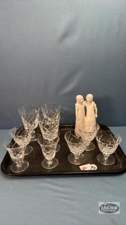 ASSORTED STEM WARE WITH 7IN SPECIAL FRIENDS FIGURE