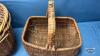(2) WOVEN BASKETS - 3