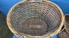 (2) WOVEN BASKETS - 4