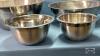 (4) METAL MIXING BOWLS - 2