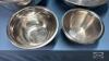 (4) METAL MIXING BOWLS - 3
