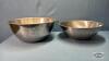 (4) METAL MIXING BOWLS - 4