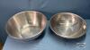 (4) METAL MIXING BOWLS - 5