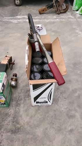 Grease Gun and 8 Tubes of Grease