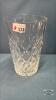 CRYSTAL 8IN GLASS VASE