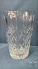 CRYSTAL 8IN GLASS VASE - 3