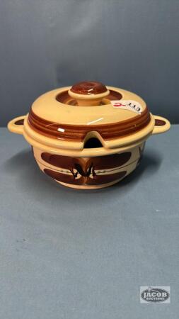 HAND PAINTED 9IN WIDE CHINA BOWL