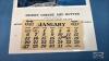 NEWRY 1957 CHEESE AND BUTTER CALENDAR 12IN LONG - 3
