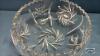 PINWHEEL CRYSTAL FOOTED 9IN BOWL - 5