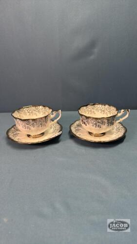 (2) ROYAL ALBERT CUPS AND SAUCERS