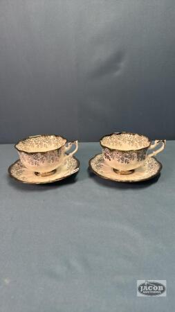 (2) ROYAL ALBERT CUPS AND SAUCERS