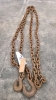 16ft x 3/8 Chain with Hooks - 3