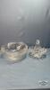 HEAVY GLASS 10IN WIDE SERVING BOWL
