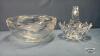 HEAVY GLASS 10IN WIDE SERVING BOWL - 2