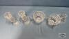 CLEAR GLASS LOT - 5