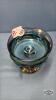 CARNIVAL COLOURED 5IN HIGH PEDESTAL BOWL - 2