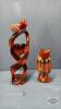 (2) POTTERY FIGURINES WITH SMALL CHIPS - 3