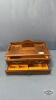 WOODEN 14IN LONG JEWELRY BOX