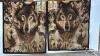 (2) 3FT X 5FT WOLF AREA CARPETS - 2