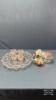 PLASTIC DEVILED EGG DISH WITH ASSORTED LOT