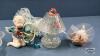 PLASTIC DEVILED EGG DISH WITH ASSORTED LOT - 5