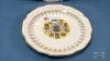 (2) PLATES TRIMMED WITH 22K GOLD - 2