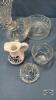 (7) PIECES OF ASSORTED GLASS WARE - 8