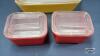 (3) PYREX FRIDGE KEEPERS - 3