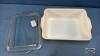(3) PYREX FRIDGE KEEPERS - 8