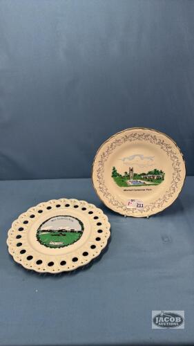 (2) SOUVENIR PLATES