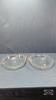 (2) PYREX 9.5IN GLASS PIE PLATES
