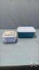 (2) PYREX FRIDGE KEEPERS