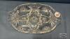 (2) PAIR OF SALT AND PEPPER IN GLASS RELISH DISH - 3