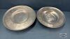 (2) HAMMERED ALUMINUM LAZY SUZANS - 3