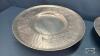 (2) HAMMERED ALUMINUM LAZY SUZANS - 4