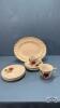 PARTIAL SET OF RIDGWAY ANN. ROSE PATTERN DISHES